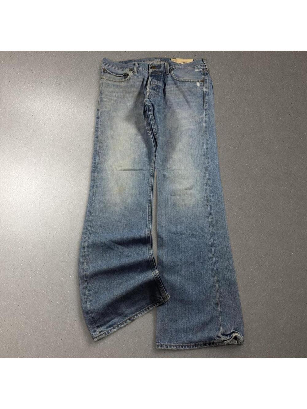 Vintage Y2K Hollister boomer low rise slim bootcut jeans - fits 32x32!